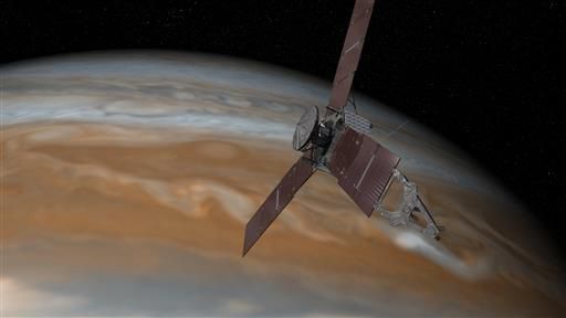 «Juno» показал снимки Юпитера и его спутников