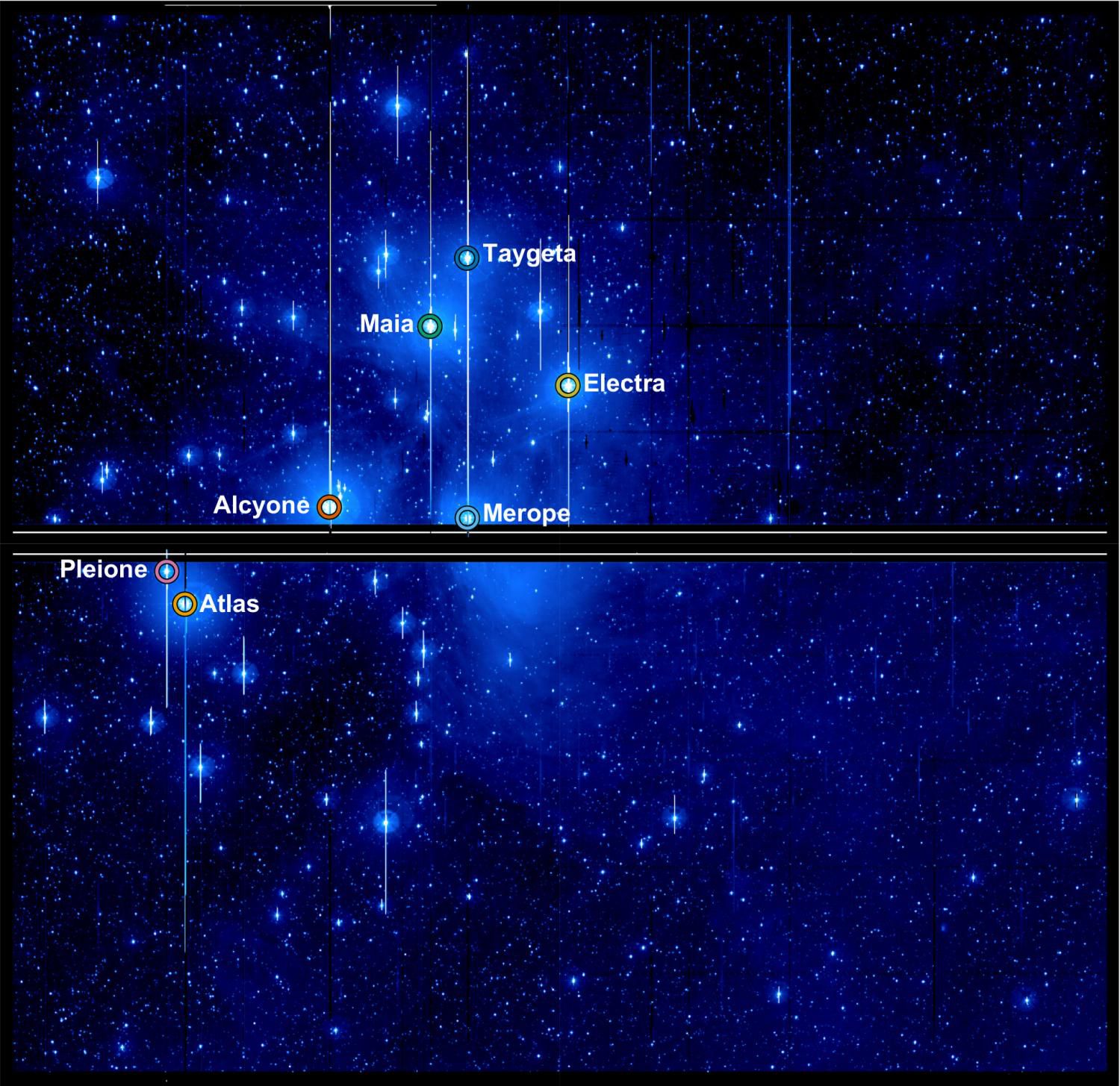 Спутник Kepler наблюдает переменные звезды в созвездии Плеяды