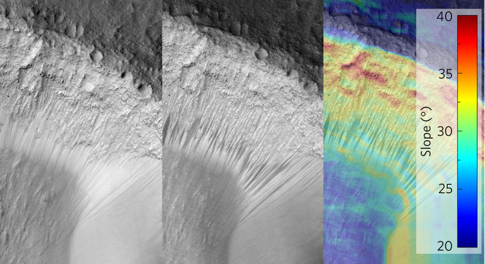 Соленая вода на Марсе может быть всего лишь оптической иллюзией — Ученые