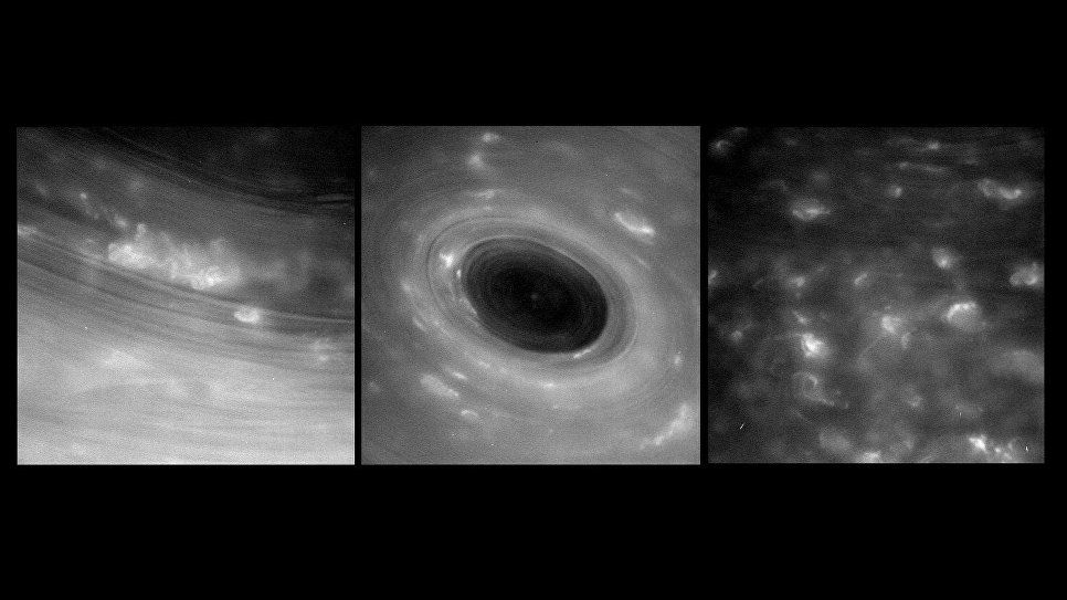 «Cassini» сказал первые кадры Сатурна, приобретенные с рекордного расстояния