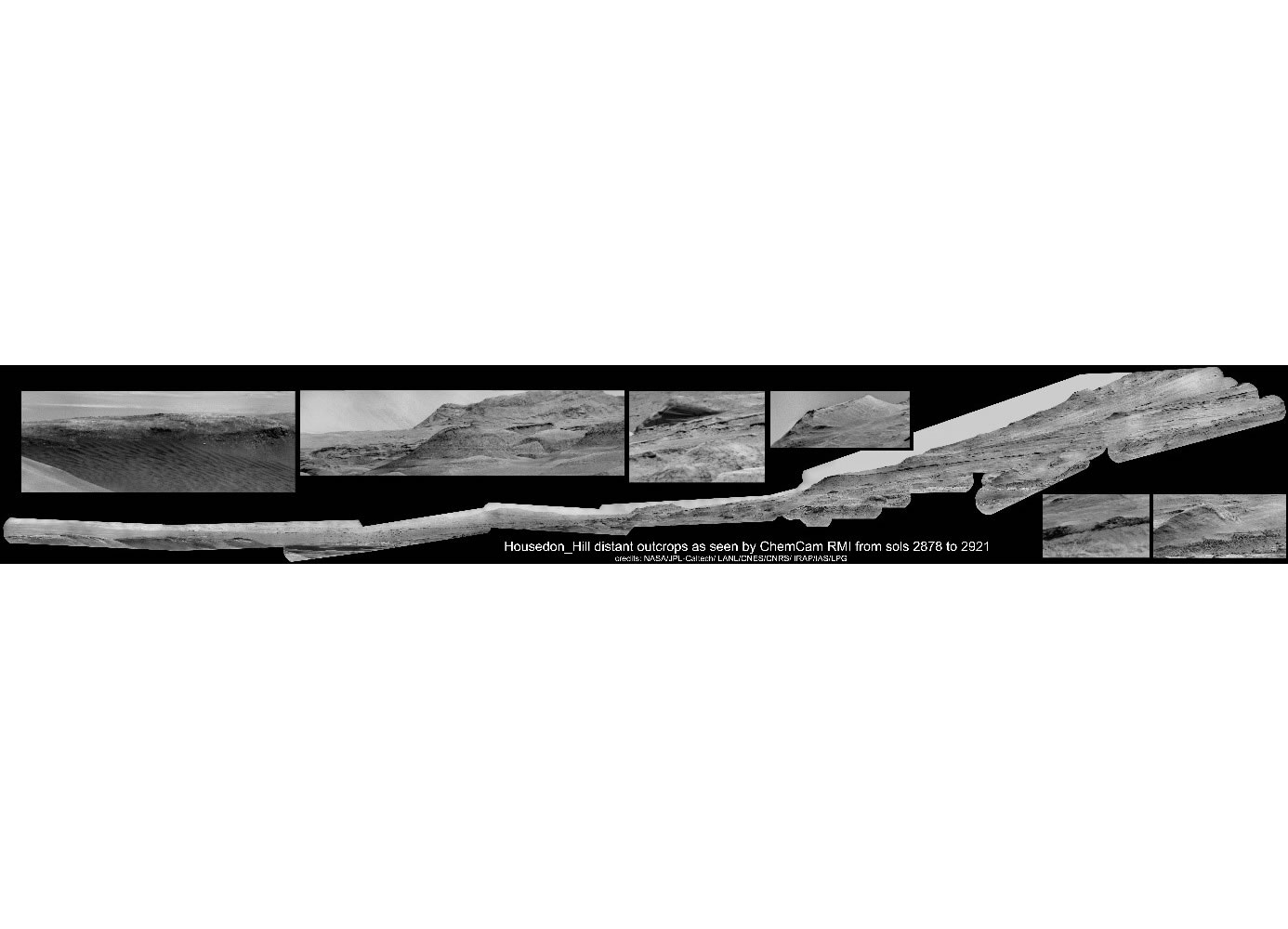 Мега фото мозайка Curiosity на горе Шарп [Видео]