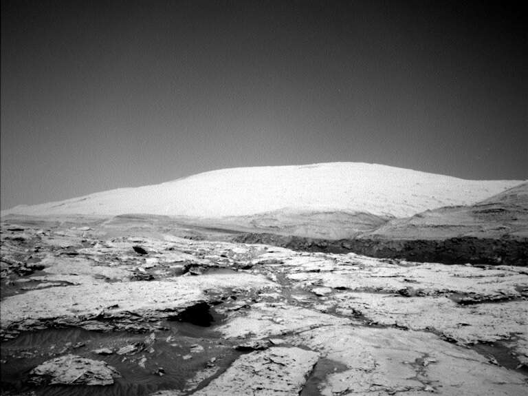 Марс, Curiosity, 3085-3087: Движение вперед на Mont Mercou