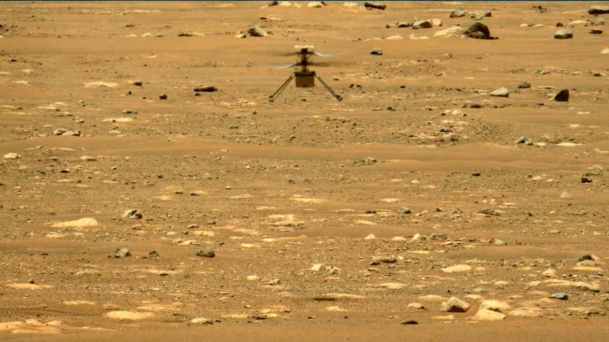 Вертолет NASA Ingenuity совершает второй успешный полет на Марсе