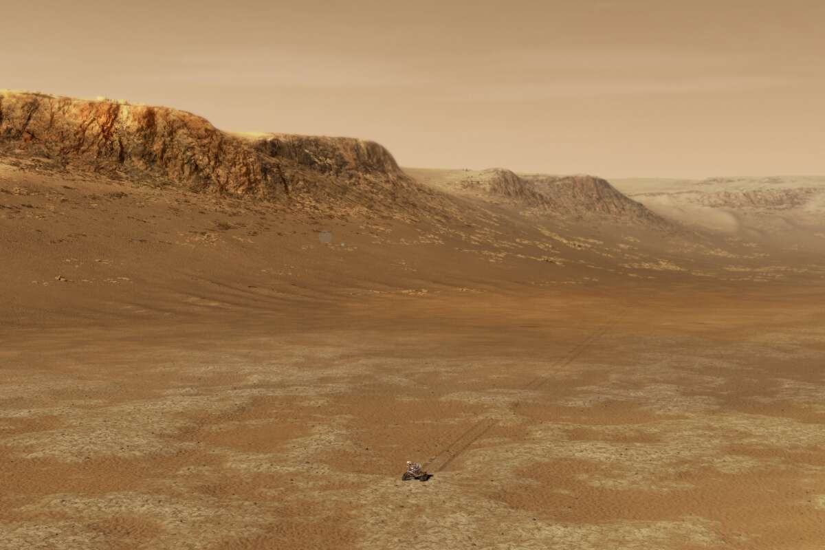 Ледяные облака могли помочь Марсу оставаться теплым при формировании рек и озер