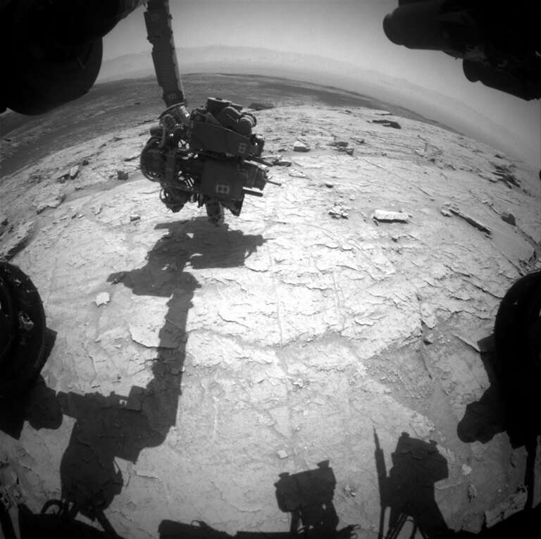 Марс, Curiosity, 3092-3093 сол: Подготовка к бурению