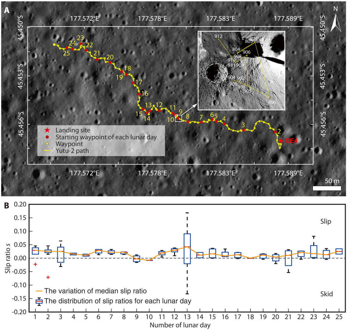 Новые находки от китайского ровера «Юйту-2», исследующего обратную сторону Луны