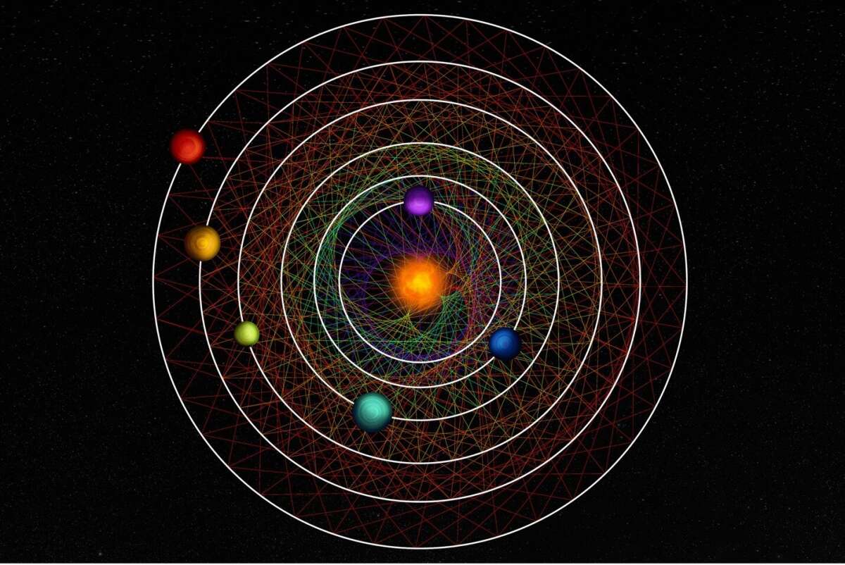 Открыта система с шестью планетами, находящимися в уникальном орбитальном резонансе