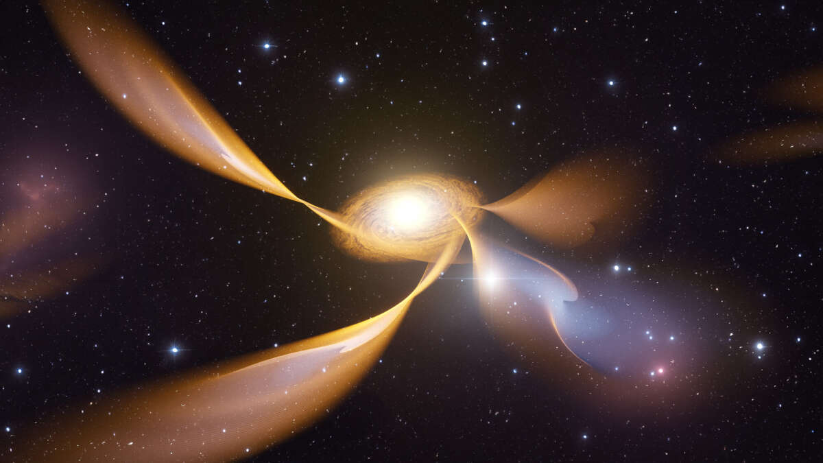 Осуществлено исследование движения газа около черной дыры в галактике Персей А