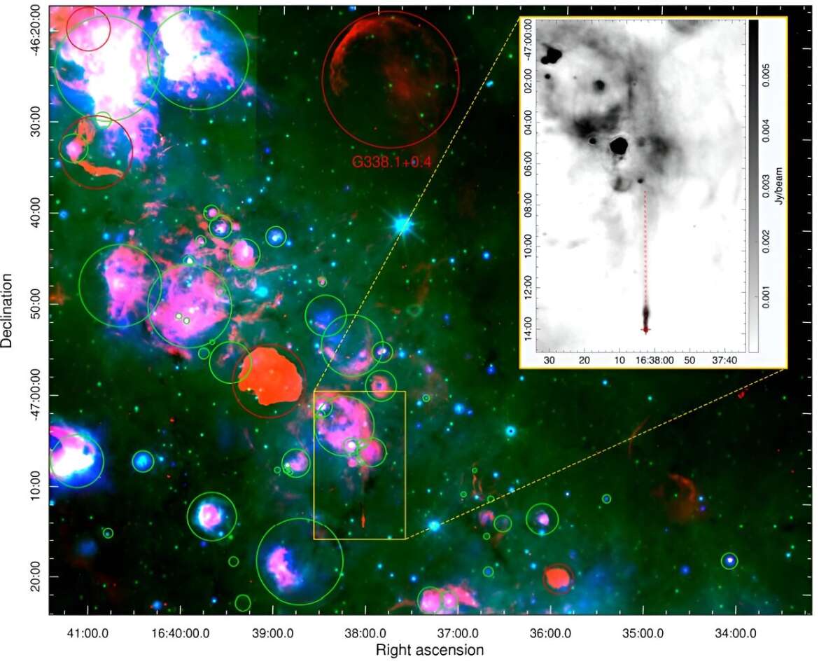 Обнаружена новая туманность пульсарного ветра и связанный с ней пульсар: научное открытие астрономов