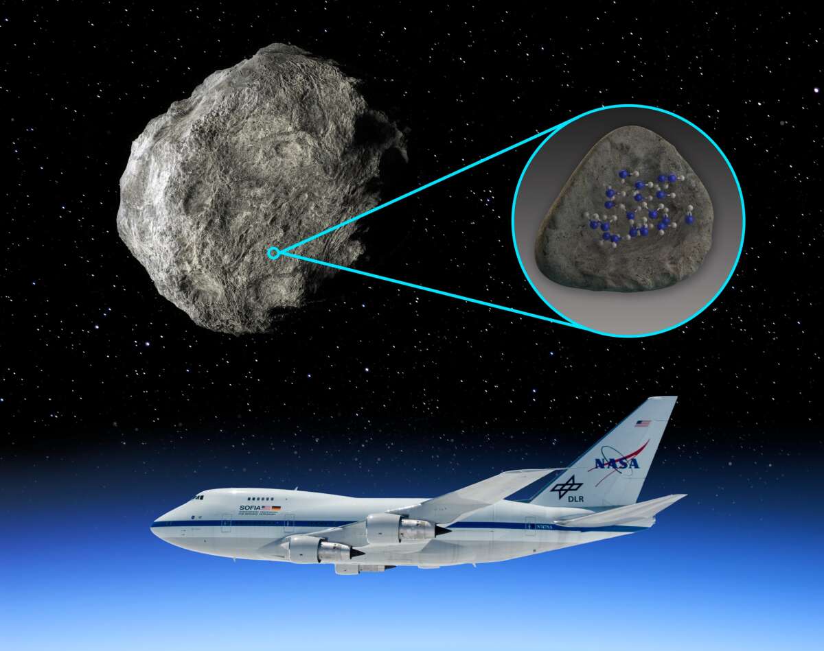 Ученые идентифицировали молекулы воды на астероидах